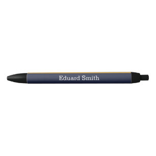 Blue and Yellow Stripes Pen