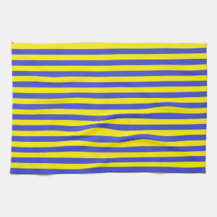 Blue and Yellow Stripes Towel