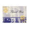 Blue and Yellow Swirl Wedding Thank You Card