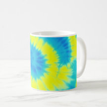 Blue and Yellow Tie Dye