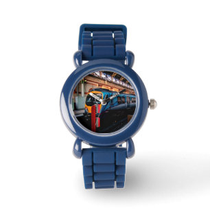 Blue and Yellow train Watch
