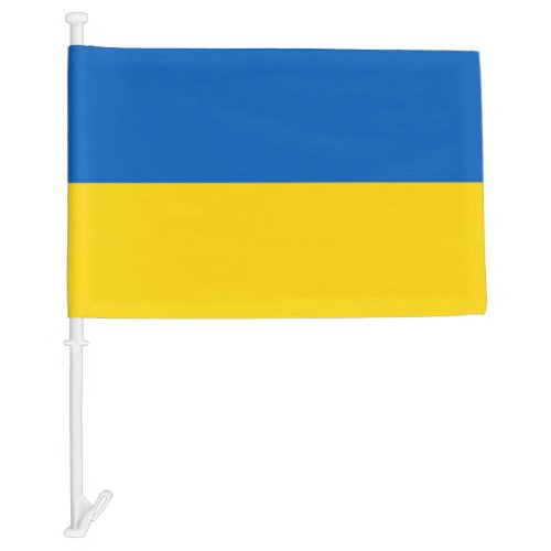 Blue and Yellow Ukraine Car Flag