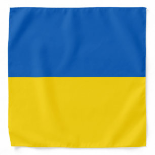 Blue and Yellow Ukraine Flag Bandana