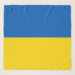 Blue and Yellow Ukraine Flag Scarf