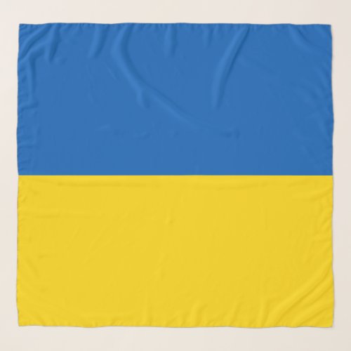 Blue and Yellow Ukraine Flag Scarf