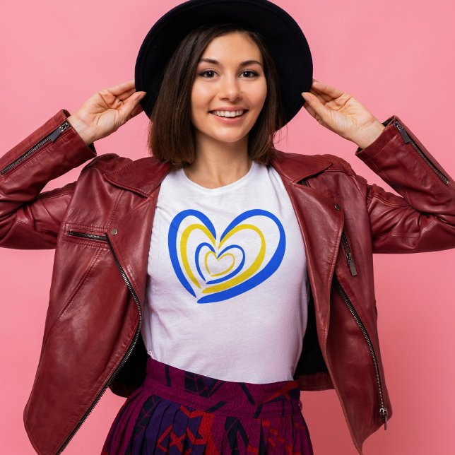 Blue and Yellow Ukraine Inspirations Peace No War T-Shirt (Creator Uploaded)