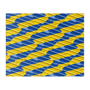 Blue and Yellow Ukraine Inspired peace anti war Acrylic Print
