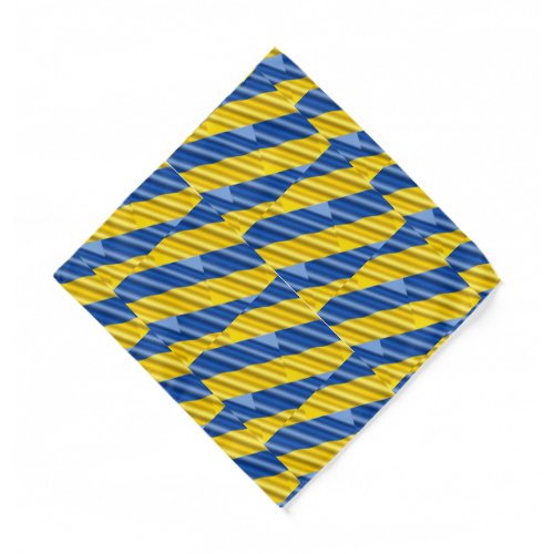 Blue and Yellow Ukraine Inspired peace anti war Bandana