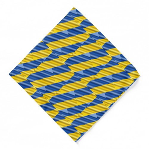 Blue and Yellow Ukraine Inspired peace anti war Bandana