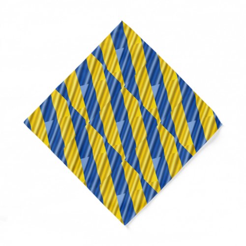 Blue and Yellow Ukraine Inspired peace anti war Bandana