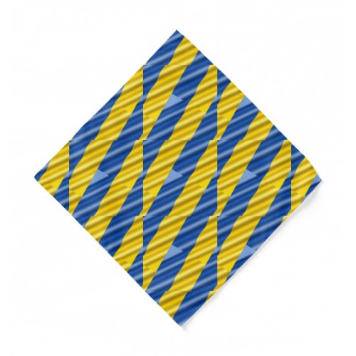 Blue and Yellow Ukraine Inspired peace anti war Bandana