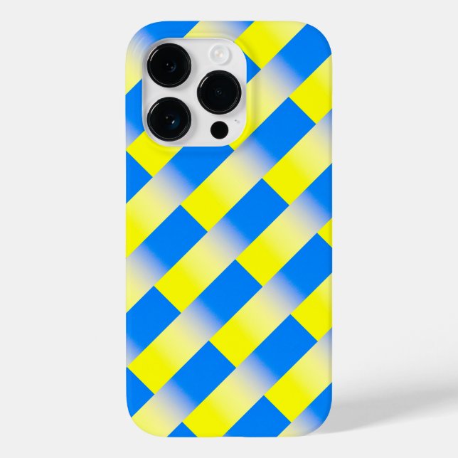 Blue and Yellow Ukraine Inspired peace anti war Case-Mate iPhone Case (Back)