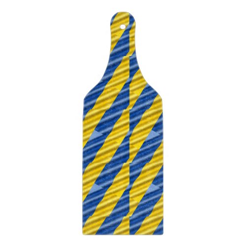 Blue and Yellow Ukraine Inspired peace anti war Cutting Board