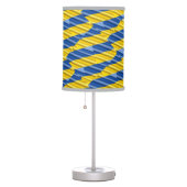 Blue and Yellow Ukraine Inspired peace anti war Table Lamp (Right)
