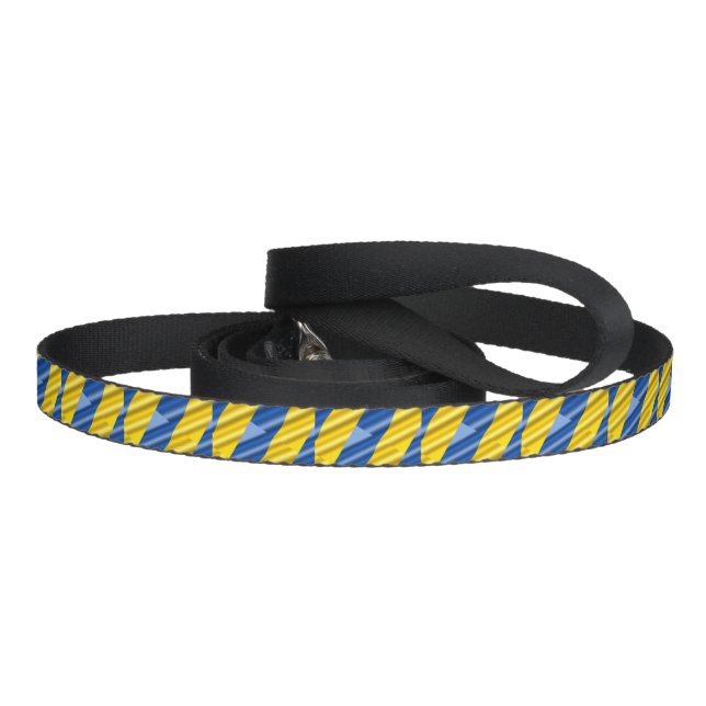 Blue and Yellow Ukraine Inspired Peace No War Pet Leash (Handle)