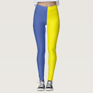Blue and Yellow Ukraine Leggings