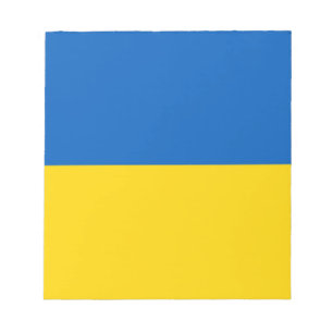 Blue and Yellow Ukraine  Notepad