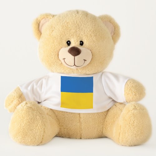 Blue and Yellow Ukraine Teddy Bear