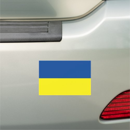 Blue and Yellow Ukrainian Bicolor Flag  Car Magnet