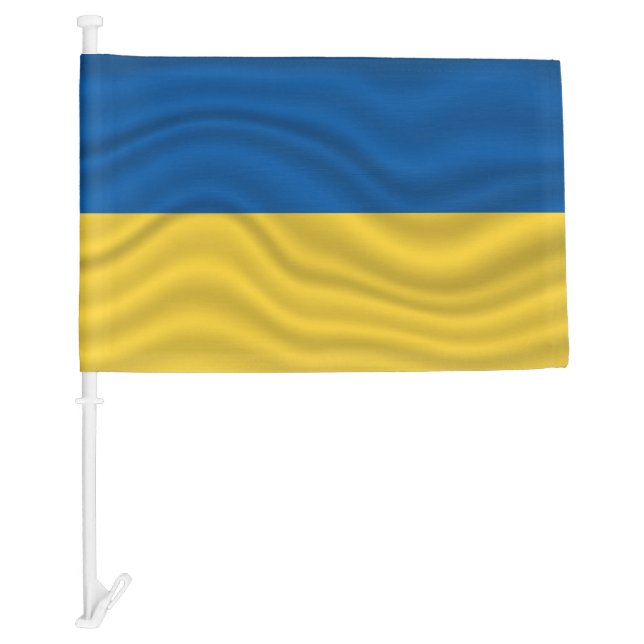 Blue and Yellow Ukrainian Bicolor House Flag (Front)
