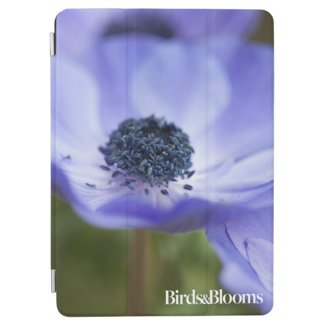 Blue Anemone iPad Air Cover (Front)