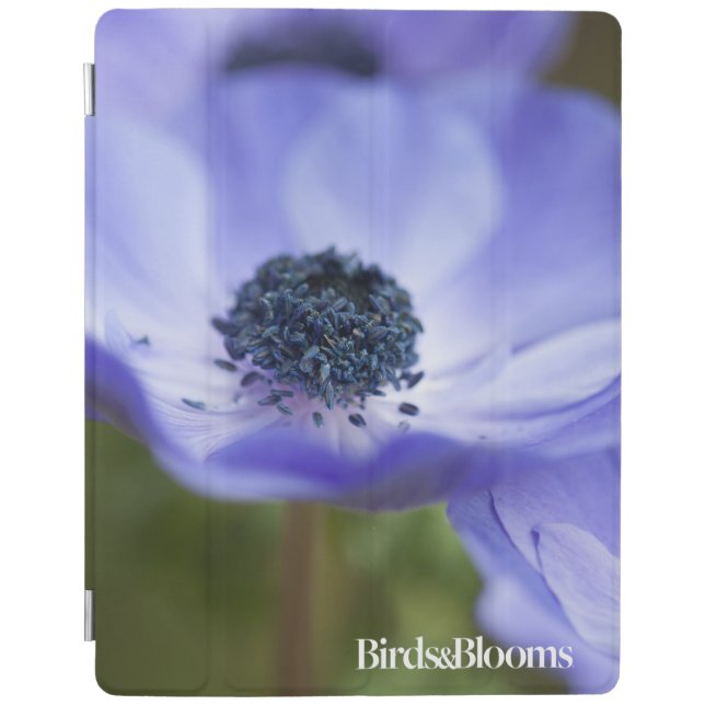 Blue Anemone iPad Air Cover (Front)