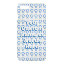 Blue Angel Awareness Ribbon Custom iPhone Cases