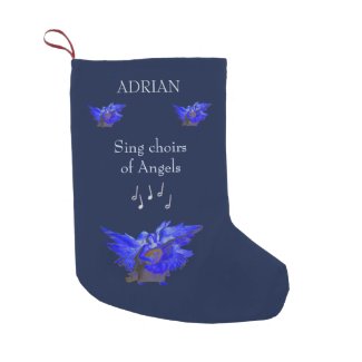 Blue Angel Christmas Stocking For Sale Add Name