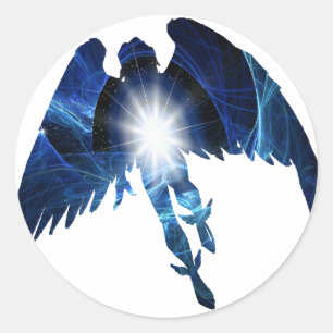 BLUE ANGEL CLASSIC ROUND STICKER