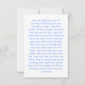Blue Angel Comforting Prayer Card (Back)