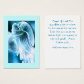 Blue Angel Daily Prayer Card (Front & Back)