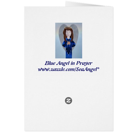 Blue Angel in Prayer (Back)