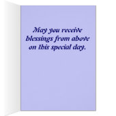 Blue Angel in Prayer Cards (Inside (Right))
