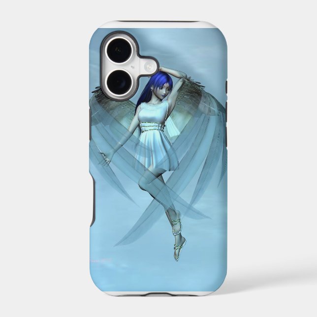 blue angel iphone case (Back)
