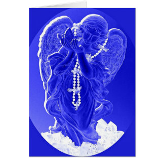 Blue Angel Love Card
