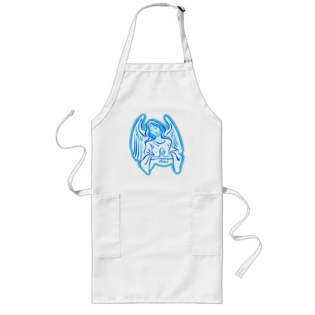 Blue Angel Of Peace Apron (Front)