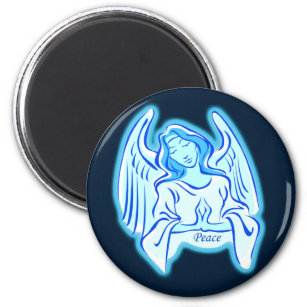 Blue Angel Of Peace Magnet