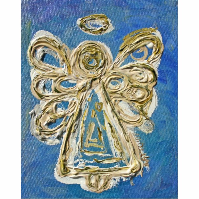 Blue Angel Ornament (Front)