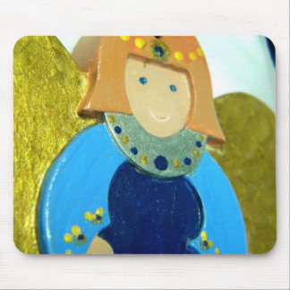 Blue Angel Ornament II Mouse Pad