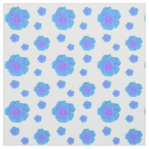 Blue Angel Rose Fabric