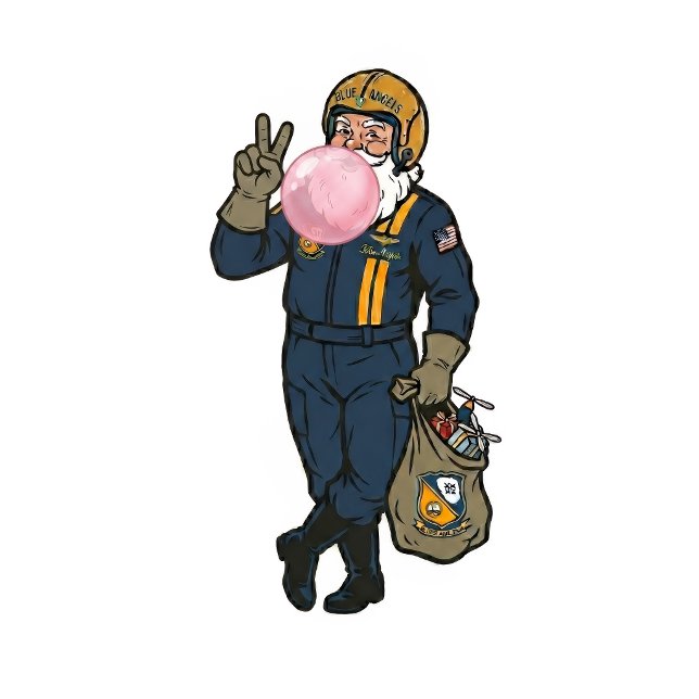 Blue Angel Santa Claus  T-Shirt (Creator Uploaded)