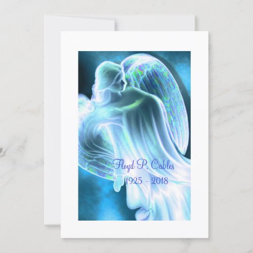 Blue Angel Thank You Card