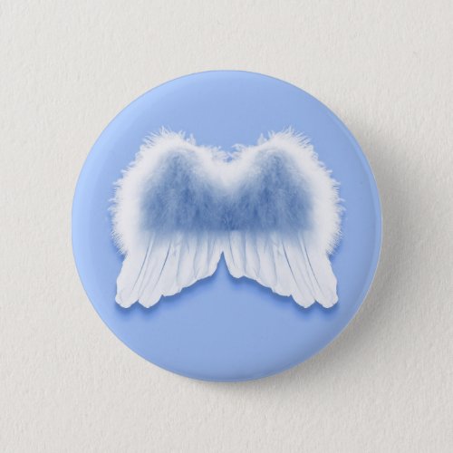Blue Angel Wings 2 Inch Round Button