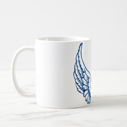 Blue Angel Wings Mug