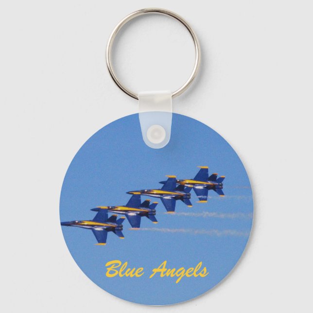 Blue Angels01, Blue Angels Keychain (Front)