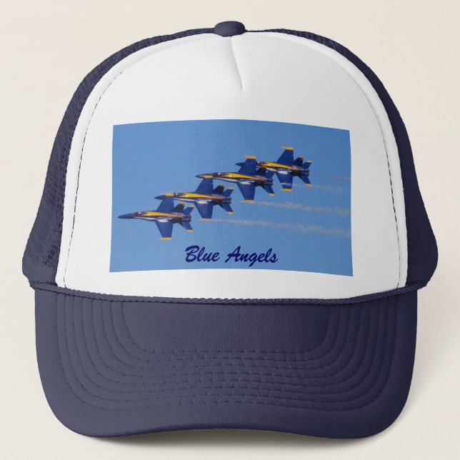 Blue Angels, Blue Angels Trucker Hat (Front)