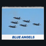 BLUE ANGELS CALENDAR<br><div class="desc">Twelve month calendar featuring photos of the Blue Angels</div>