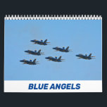 BLUE ANGELS CALENDAR<br><div class="desc">Twelve month calendar featuring photos of the Blue Angels</div>