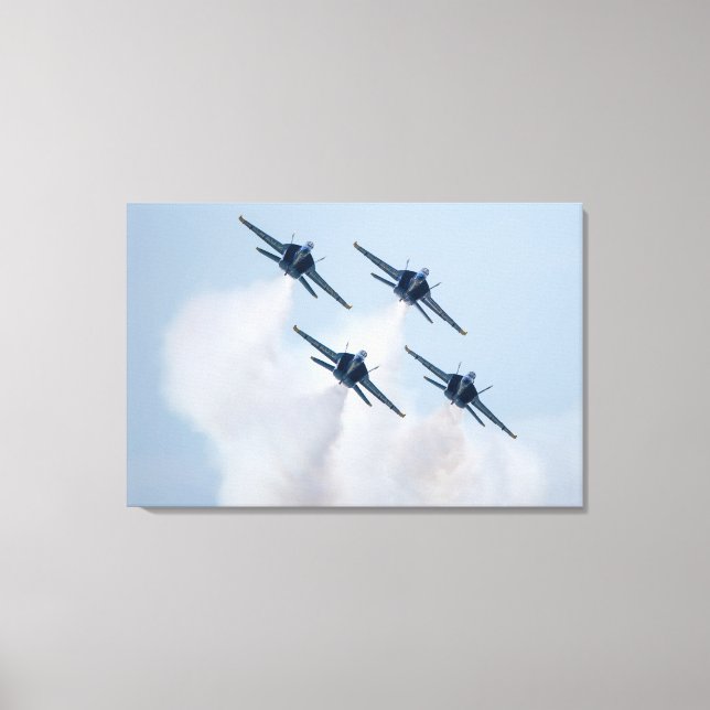 Blue Angels Canvas Print (Front)