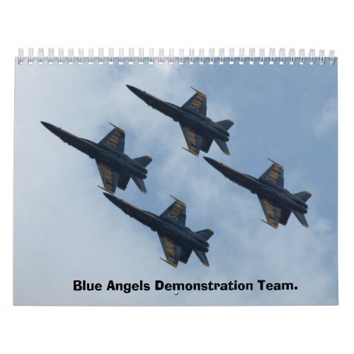 Blue Angels Demonstration Team Calendar 2013